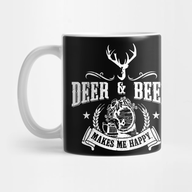 Deer & Beer Makes Me Happy' Hunting Deer by ourwackyhome